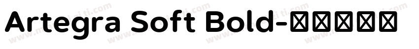 Artegra Soft Bold字体转换